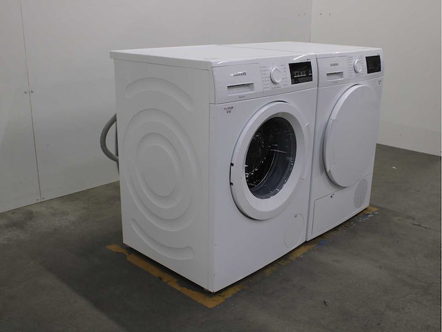 Siemens iq500 isensoric aquastop iqdrive wasmachine & siemens iq300 isensoric wasdroger - afbeelding 4 van  8