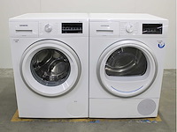 Siemens iq500 isensoric aquastop iqdrive wasmachine & siemens iq300 isensoric wasdroger - afbeelding 1 van  8