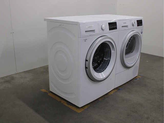 Siemens iq500 isensoric aquastop iqdrive wasmachine & siemens iq300 isensoric wasdroger - afbeelding 4 van  8