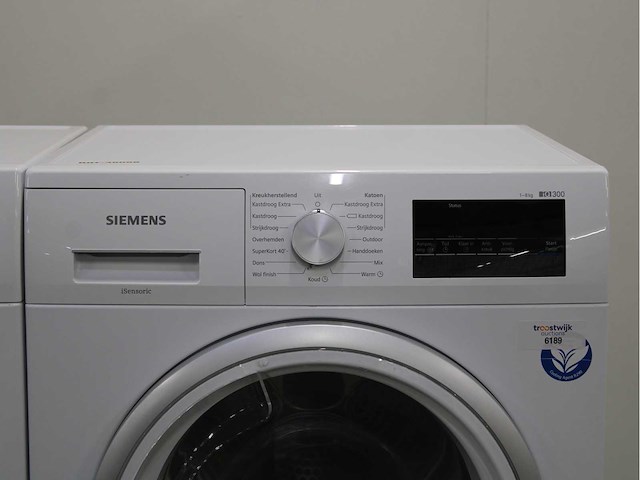 Siemens iq500 isensoric aquastop iqdrive wasmachine & siemens iq300 isensoric wasdroger - afbeelding 6 van  8