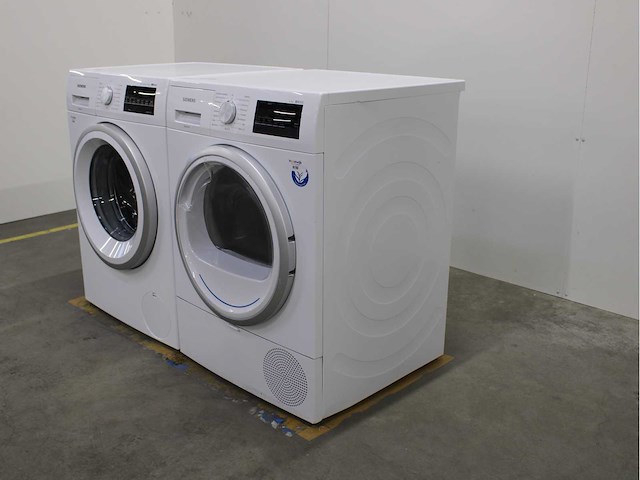 Siemens iq500 isensoric aquastop iqdrive wasmachine & siemens iq300 isensoric wasdroger - afbeelding 8 van  8