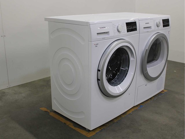 Siemens iq500 isensoric aquastop iqdrive wasmachine & siemens iq500 isensoric bestcollection wasdroger - afbeelding 4 van  8