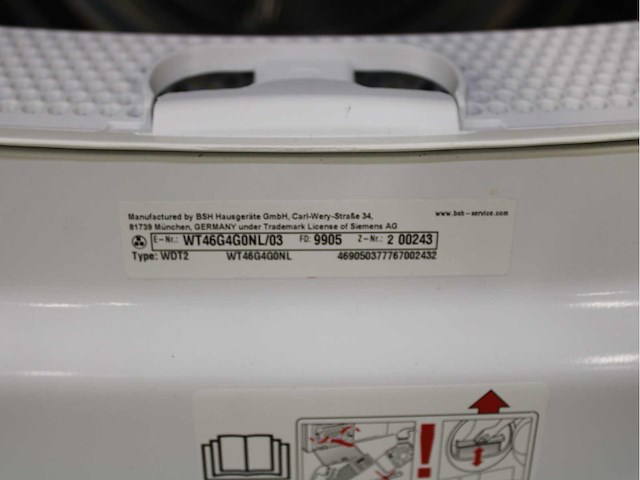 Siemens iq500 isensoric aquastop iqdrive wasmachine & siemens iq500 isensoric bestcollection wasdroger - afbeelding 8 van  8