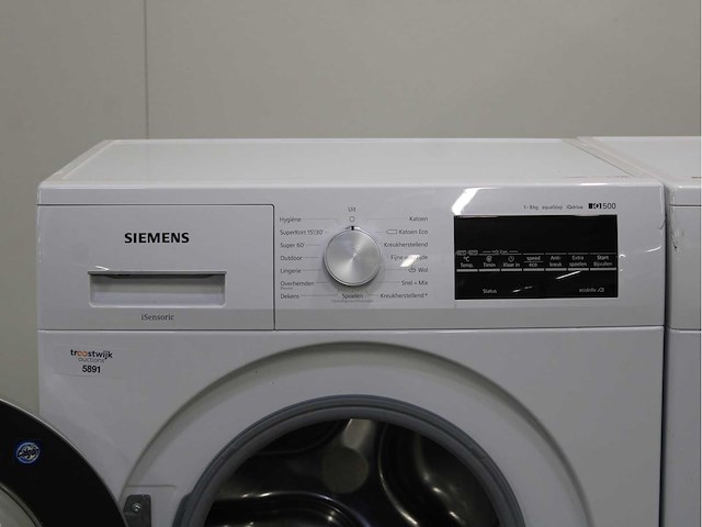 Siemens iq500 isensoric aquastop iqdrive wasmachine & siemens iq500 isensoric selfcleaning condenser wasdroger - afbeelding 3 van  8