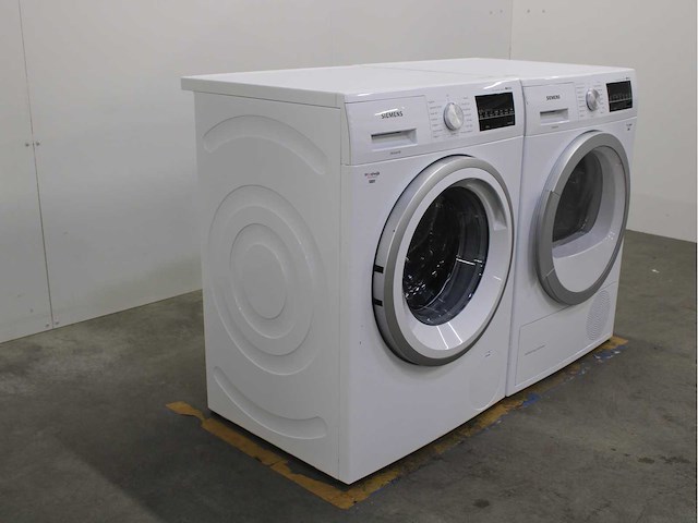 Siemens iq500 isensoric aquastop iqdrive wasmachine & siemens iq500 isensoric selfcleaning condenser wasdroger - afbeelding 4 van  8