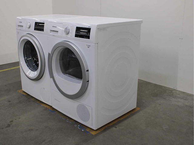 Siemens iq500 isensoric aquastop iqdrive wasmachine & siemens iq500 isensoric selfcleaning condenser wasdroger - afbeelding 7 van  8