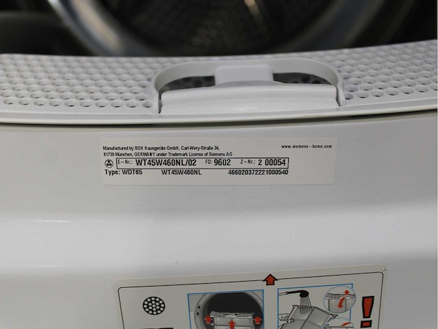 Siemens iq500 isensoric aquastop iqdrive wasmachine & siemens iq500 isensoric selfcleaning condenser wasdroger - afbeelding 8 van  8