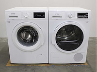 Siemens iq500 isensoric aquastop iqdrive wasmachine & siemens iq500 isensoric selfcleaning condenser wasdroger - afbeelding 1 van  7