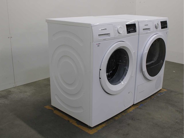 Siemens iq500 isensoric aquastop iqdrive wasmachine & siemens iq500 isensoric selfcleaning condenser wasdroger - afbeelding 4 van  7