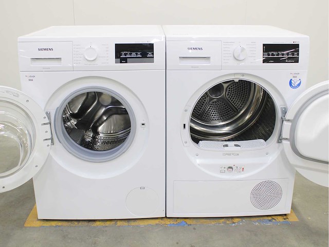 Siemens iq500 isensoric aquastop iqdrive wasmachine & siemens iq500 isensoric selfcleaning condenser wasdroger - afbeelding 2 van  8