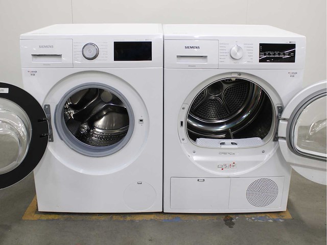Siemens iq500 isensoric aquastop wasmachine & siemens iq500 isensoric wasdroger - afbeelding 2 van  8