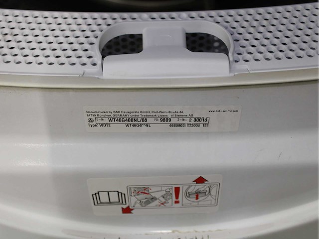 Siemens iq500 isensoric aquastop wasmachine & siemens iq500 isensoric wasdroger - afbeelding 8 van  8