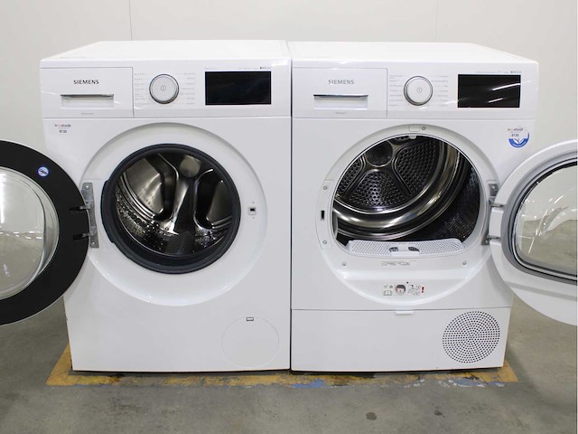Siemens iq500 isensoric bestcollection i-dos iqdrive wasmachine & siemens iq500 isensoric selfcleaning condenser wasdroger - afbeelding 2 van  7