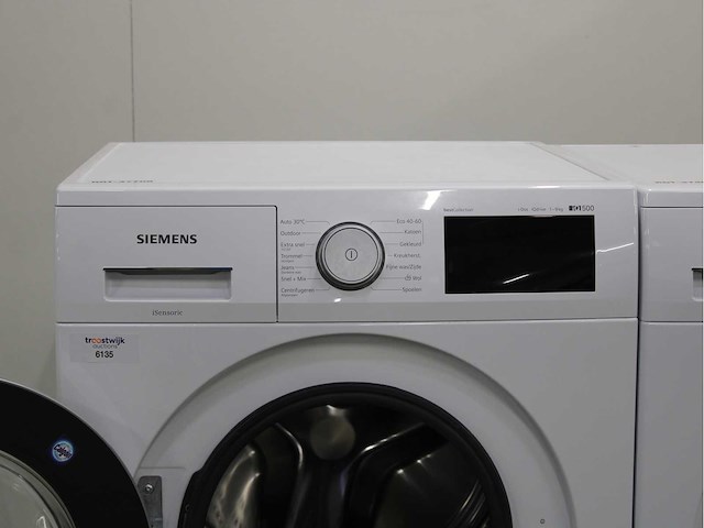 Siemens iq500 isensoric bestcollection i-dos iqdrive wasmachine & siemens iq500 isensoric selfcleaning condenser wasdroger - afbeelding 3 van  7
