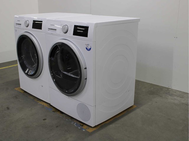 Siemens iq500 isensoric bestcollection i-dos iqdrive wasmachine & siemens iq500 isensoric selfcleaning condenser wasdroger - afbeelding 7 van  7