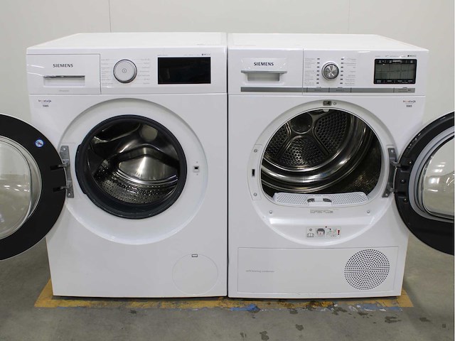 Siemens iq500 isensoric bestcollection i-dos iqdrive wasmachine & siemens iq800 ecostar selfcleaning condenser wasdroger - afbeelding 2 van  8