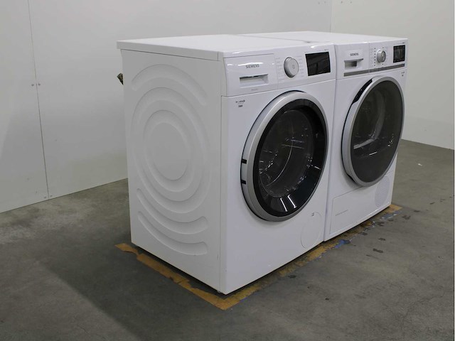 Siemens iq500 isensoric bestcollection i-dos iqdrive wasmachine & siemens iq800 ecostar selfcleaning condenser wasdroger - afbeelding 4 van  8