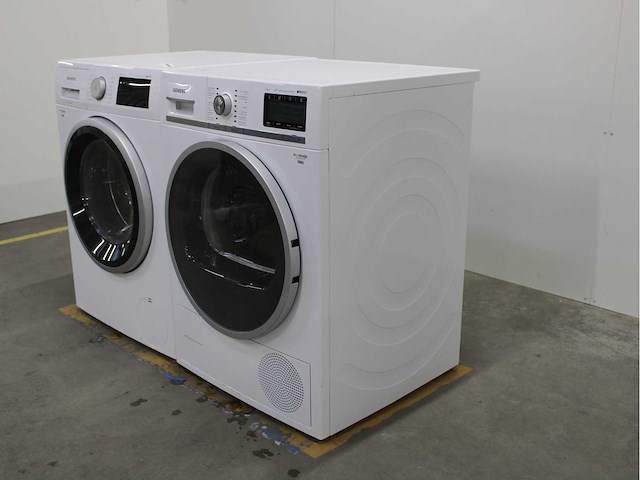Siemens iq500 isensoric bestcollection i-dos iqdrive wasmachine & siemens iq800 ecostar selfcleaning condenser wasdroger - afbeelding 7 van  8