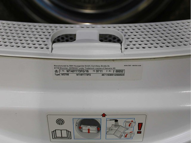 Siemens iq500 isensoric bestcollection i-dos iqdrive wasmachine & siemens iq800 ecostar selfcleaning condenser wasdroger - afbeelding 8 van  8