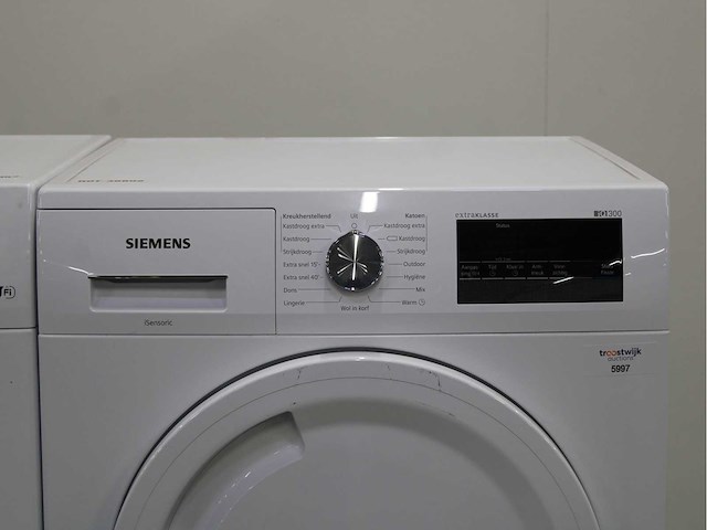 Siemens iq500 isensoric i-dos aquastop iqdrive wifi wasmachine & siemens iq300 isensoric extraklasse wasdroger - afbeelding 6 van  8