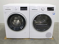 Siemens iq500 isensoric iqdrive aquastop wasmachine & siemens iq500 isensoric selfcleaning condenser wasdroger - afbeelding 1 van  8