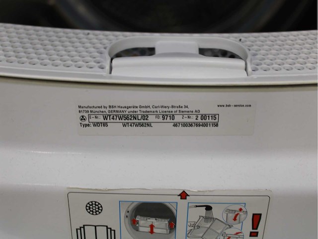 Siemens iq500 isensoric iqdrive aquastop wasmachine & siemens iq700 isensoric selfcleaning condenser wasdroger - afbeelding 8 van  8