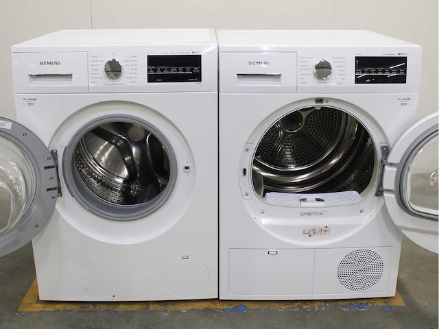 Siemens iq500 isensoric iqdrive extraklasse wasmachine & siemens iq500 isensoric extraklasse wasdroger - afbeelding 2 van  8