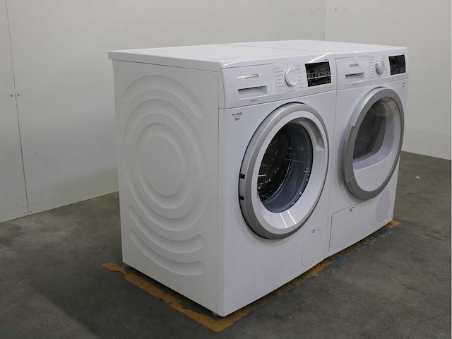 Siemens iq500 isensoric iqdrive wasmachine & siemens iq300 isensoric wasdroger - afbeelding 4 van  8