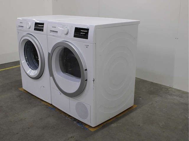 Siemens iq500 isensoric iqdrive wasmachine & siemens iq300 isensoric wasdroger - afbeelding 7 van  8