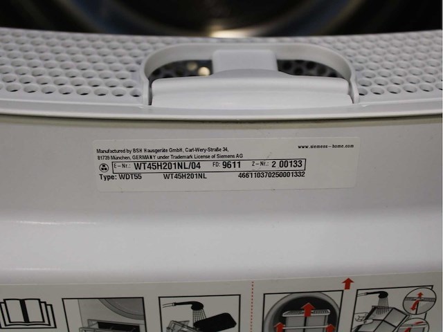 Siemens iq500 isensoric iqdrive wasmachine & siemens iq300 isensoric wasdroger - afbeelding 8 van  8