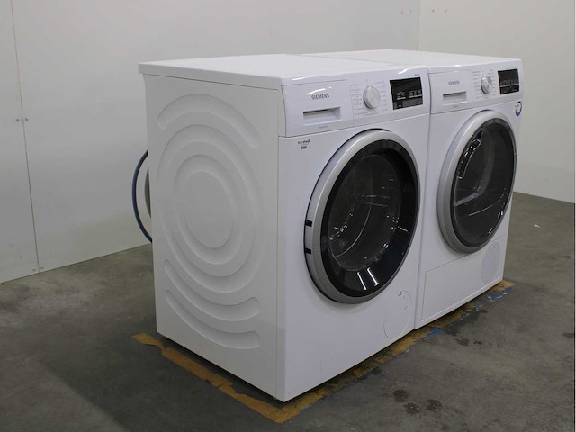 Siemens iq500 isensoric iqdrive wasmachine & siemens iq500 isensoric selfcleaning condenser wasdroger - afbeelding 4 van  8
