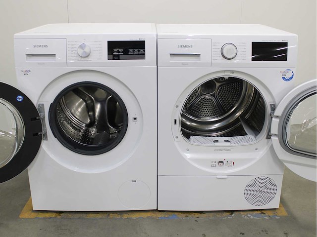 Siemens iq500 isensoric iqdrive wasmachine & siemens iq500 isensoric selfcleaning condenser wasdroger - afbeelding 2 van  8