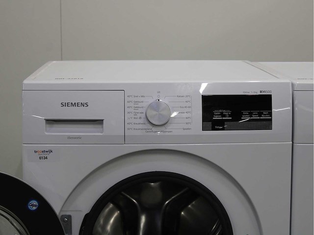 Siemens iq500 isensoric iqdrive wasmachine & siemens iq500 isensoric selfcleaning condenser wasdroger - afbeelding 3 van  8