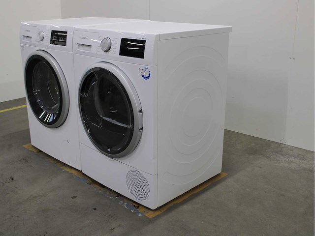 Siemens iq500 isensoric iqdrive wasmachine & siemens iq500 isensoric selfcleaning condenser wasdroger - afbeelding 7 van  8