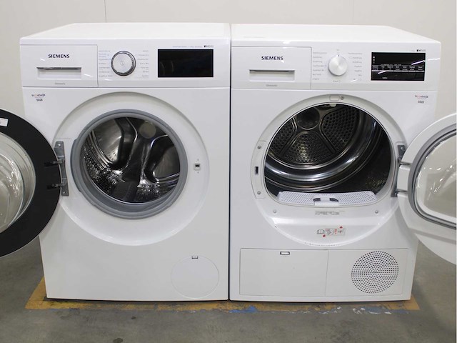 Siemens iq500 isensoric sensofresh system aquastop wasmachine & siemens iq500 isensoric wasdroger - afbeelding 2 van  8