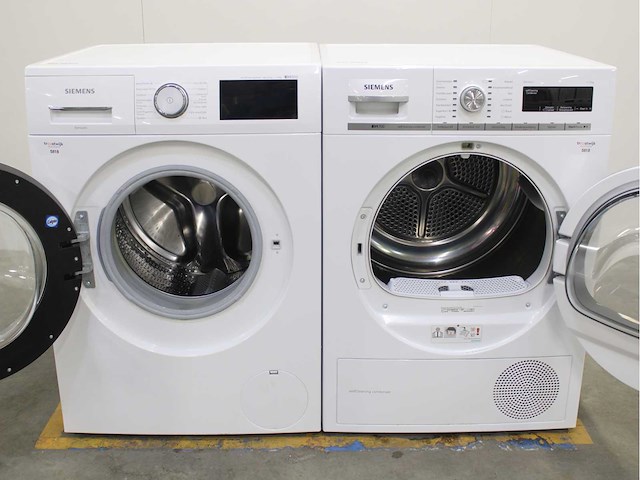 Siemens iq500 isensoric sensofresh system aquastop wasmachine & siemens iq700 isensoric selfcleaning condenser wasdroger - afbeelding 2 van  7