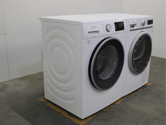 Siemens iq500 isensoric sensofresh system aquastop wasmachine & siemens iq700 isensoric selfcleaning condenser wasdroger - afbeelding 4 van  7