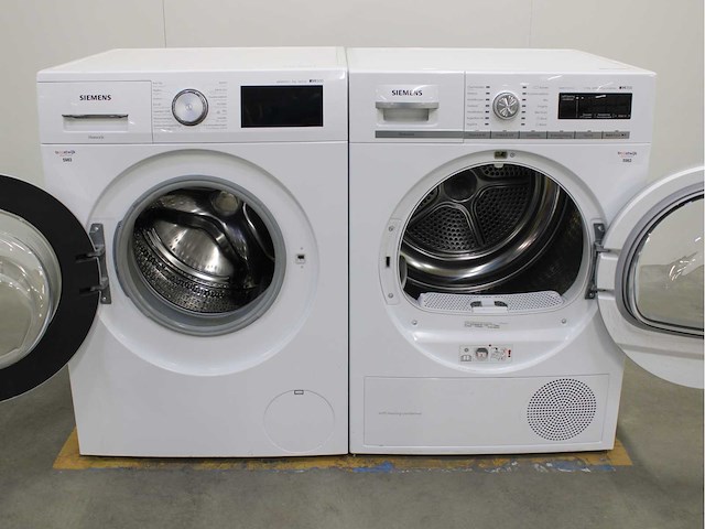 Siemens iq500 isensoric varioperfect iqdrive wasmachine & siemens iq700 isensoric bestcollection selfcleaning condenser wasdroger - afbeelding 2 van  8