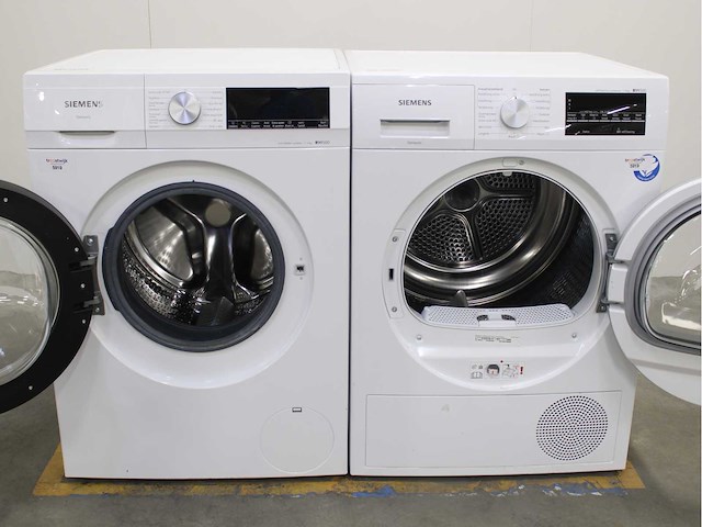 Siemens iq500 isensoric wasmachine & siemens iq500 isensoric selfcleaning condenser wasdroger - afbeelding 2 van  8