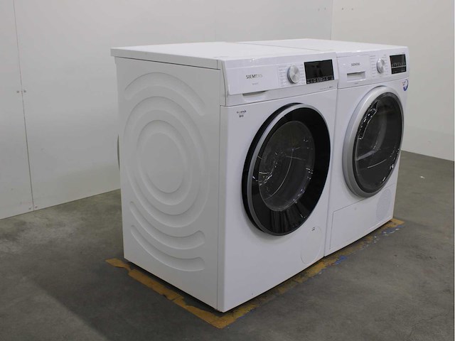 Siemens iq500 isensoric wasmachine & siemens iq500 isensoric selfcleaning condenser wasdroger - afbeelding 4 van  8