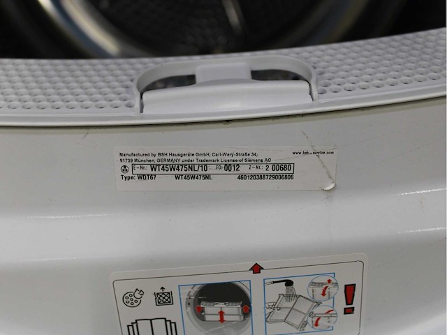 Siemens iq500 isensoric wasmachine & siemens iq500 isensoric selfcleaning condenser wasdroger - afbeelding 8 van  8