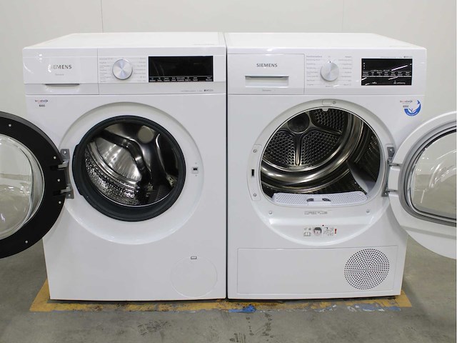 Siemens iq500 isensoric wasmachine & siemens iq500 isensoric selfcleaning condenser wasdroger - afbeelding 2 van  8