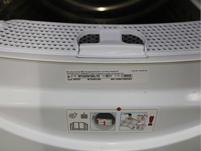 Siemens iq500 isensoric wasmachine & siemens iq500 isensoric selfcleaning condenser wasdroger - afbeelding 8 van  8