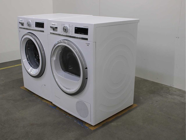 Siemens iq700 isensoric aquastop extraklasse wasmachine & siemens iq700 isensoric selfcleaning condenser extraklasse wasdroger - afbeelding 7 van  8