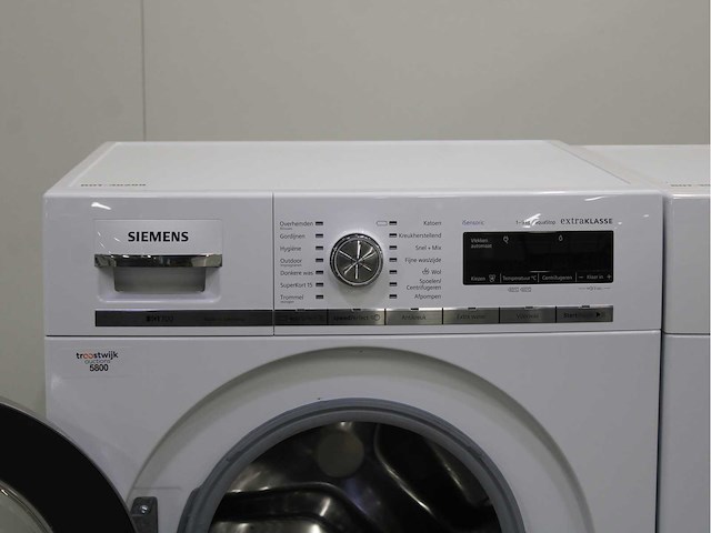 Siemens iq700 isensoric aquastop extraklasse wasmachine & siemens iq700 isensoric selfcleaning condenser extraklasse wasdroger - afbeelding 3 van  8