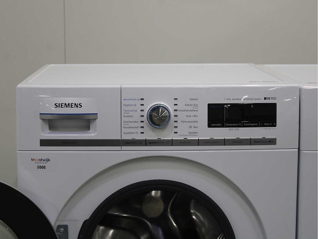 Siemens iq700 isensoric aquastop sensofresh system wasmachine & siemens iq700 selfcleaning condenser wasdroger - afbeelding 3 van  8