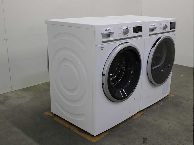 Siemens iq700 isensoric aquastop sensofresh system wasmachine & siemens iq700 selfcleaning condenser wasdroger - afbeelding 4 van  8