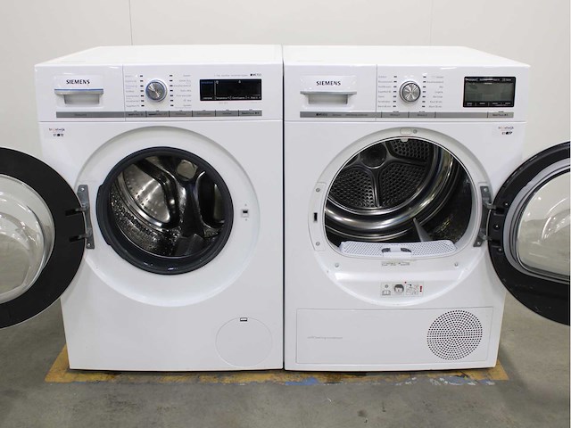 Siemens iq700 isensoric aquastop sensofresh system wasmachine & siemens iq800 isensoric selfcleaning condenser wasdroger - afbeelding 2 van  8