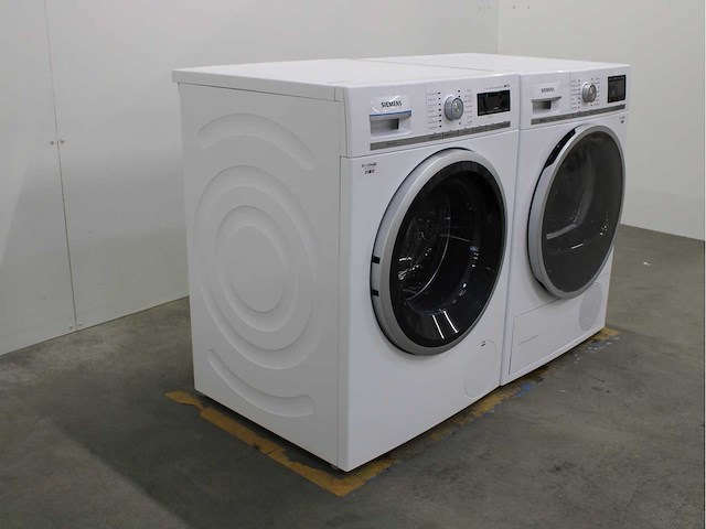 Siemens iq700 isensoric aquastop sensofresh system wasmachine & siemens iq800 isensoric selfcleaning condenser wasdroger - afbeelding 4 van  8