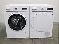 Siemens iq700 isensoric aquastop wasmachine & siemens iq700 isensoric selfcleaning condenser wasdroger - afbeelding 1 van  8
